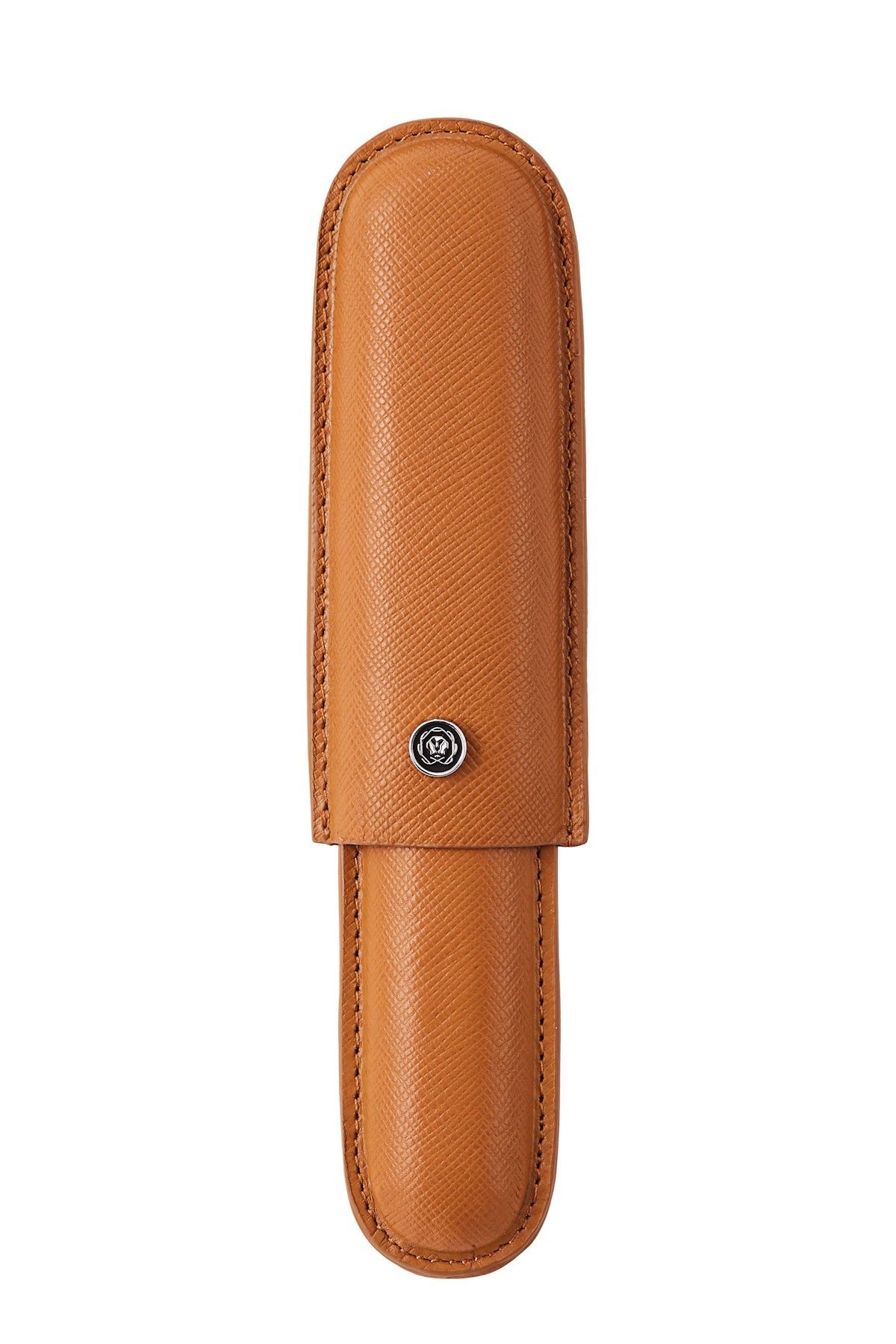 CigarStylePenCaseAC312-2MochaTopClosed